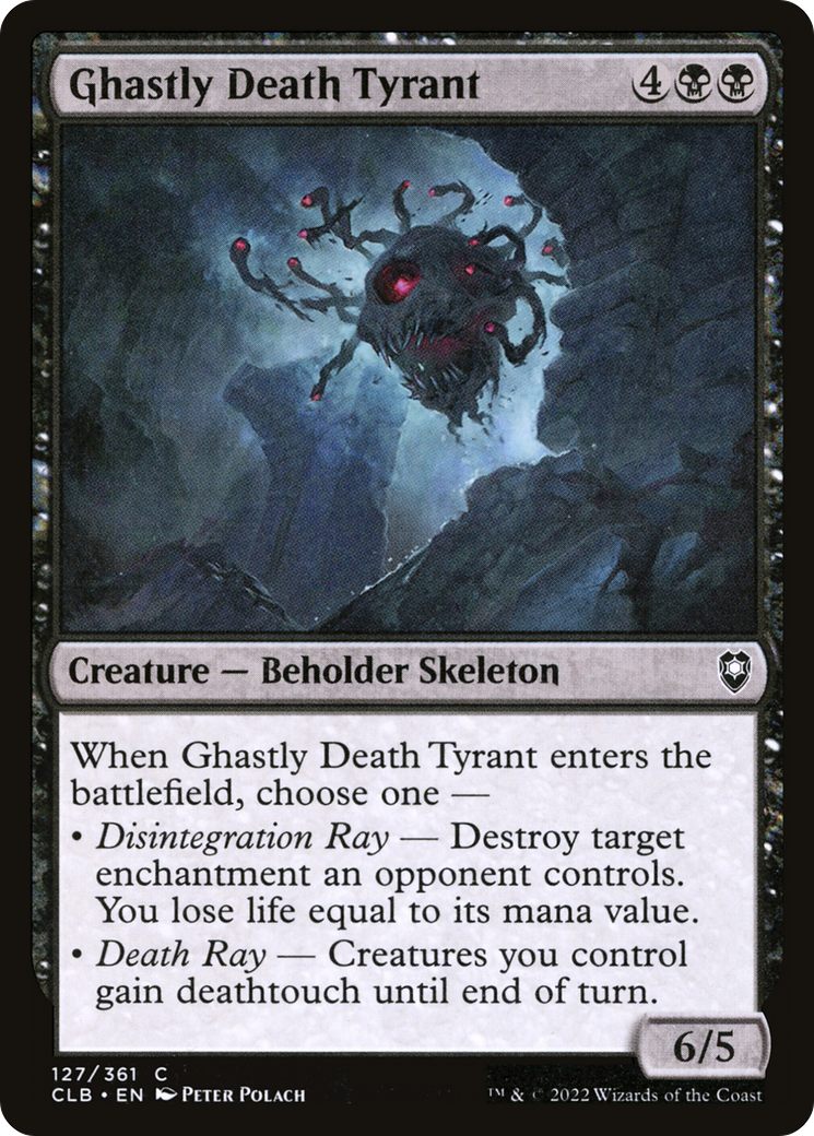 Ghastly Death Tyrant [Commander Legends: Battle for Baldur's Gate]-1