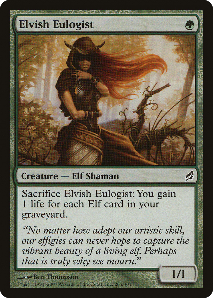Elvish Eulogist [Lorwyn]-1
