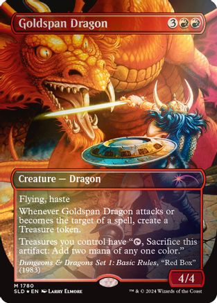 Goldspan Dragon (Rainbow Foil) [Secret Lair Drop Series]-1