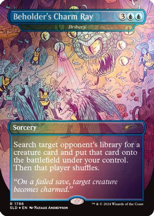 Beholder's Charm Ray - Bribery (Rainbow Foil) [Secret Lair Drop Series]-1