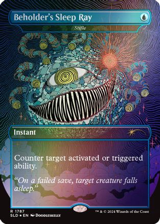 Beholder's Sleep Ray - Stifle (Rainbow Foil) [Secret Lair Drop Series]-1