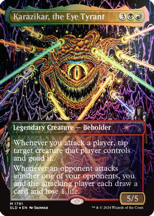Karazikar, the Eye Tyrant (Rainbow Foil) [Secret Lair Drop Series]-1