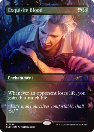 Exquisite Blood (Rainbow Foil) [Secret Lair Drop Series]-1