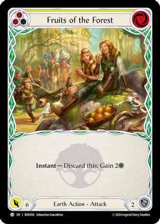 Fruits of the Forest (Yellow) [ROS056] (Rosetta)  Rainbow Foil-1