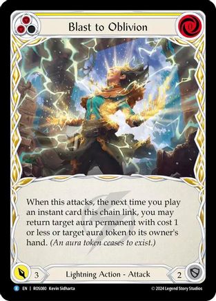 Blast to Oblivion (Yellow) [ROS080] (Rosetta)  Rainbow Foil-1