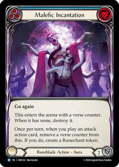 Malefic Incantation (Blue) [ROS132] (Rosetta)  Rainbow Foil-1