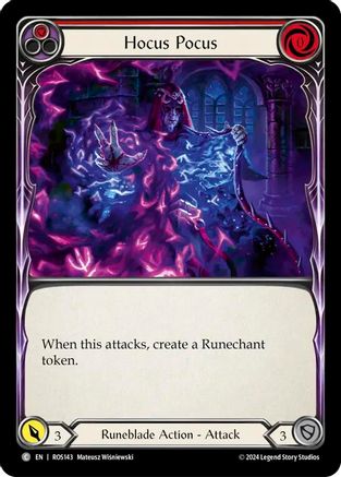 Hocus Pocus (Red) [ROS143] (Rosetta)  Rainbow Foil-1