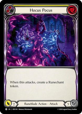 Hocus Pocus (Yellow) [ROS144] (Rosetta)  Rainbow Foil-1