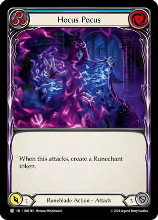 Hocus Pocus (Blue) [ROS145] (Rosetta)  Rainbow Foil-1