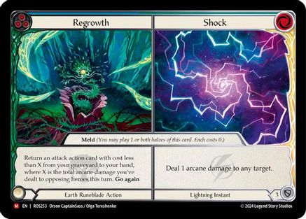 Regrowth // Shock [ROS253] (Rosetta)  Rainbow Foil-1