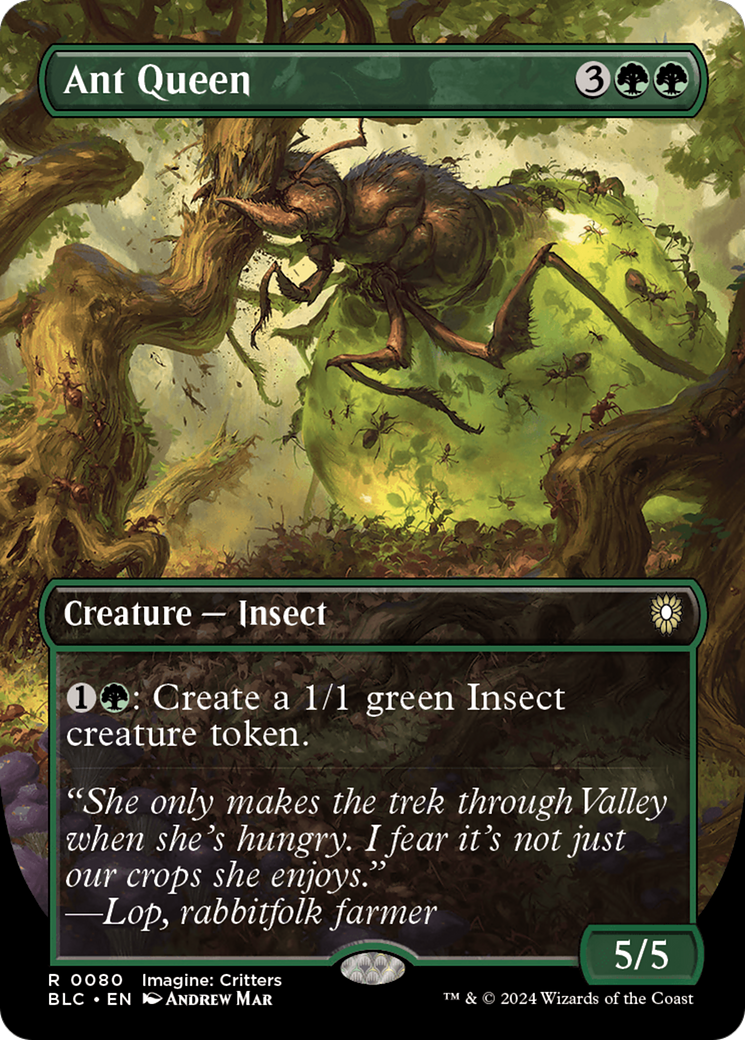 Ant Queen (Borderless) [Bloomburrow Commander]-1