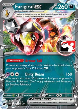 Farigiraf ex (108/162) [Prize Pack Series Five]-1