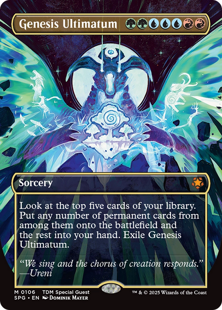 Genesis Ultimatum (Borderless) [Tarkir: Dragonstorm Special Guests]-1