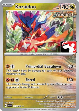 Koraidon (119/162) [Prize Pack Series Five]-1
