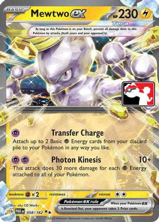 Mewtwo ex (058/182) [Prize Pack Series Five]-1