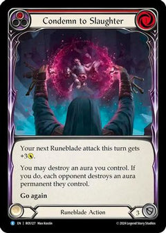 Condemn to Slaughter (Red) [ROS127] (Rosetta)  Rainbow Foil-1
