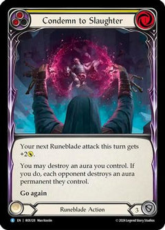 Condemn to Slaughter (Yellow) [ROS128] (Rosetta)  Rainbow Foil-1