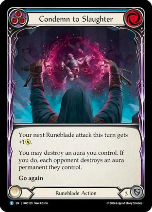 Condemn to Slaughter (Blue) [ROS129] (Rosetta)  Rainbow Foil-1