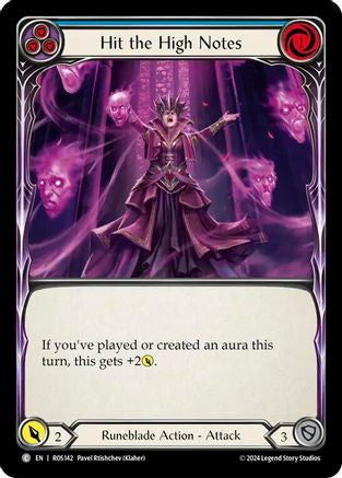 Hit the High Notes (Blue) [ROS142] (Rosetta)  Rainbow Foil-1