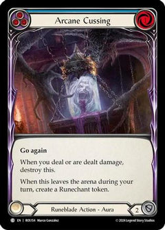Arcane Cussing (Blue) [ROS154] (Rosetta)  Rainbow Foil-1
