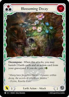 Blossoming Decay (Red) [ROS049] (Rosetta)  Rainbow Foil-1