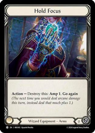 Hold Focus [ROS165] (Rosetta)  Cold Foil-1