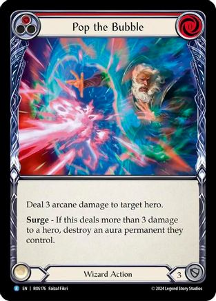 Pop the Bubble (Red) [ROS176] (Rosetta)  Rainbow Foil-1