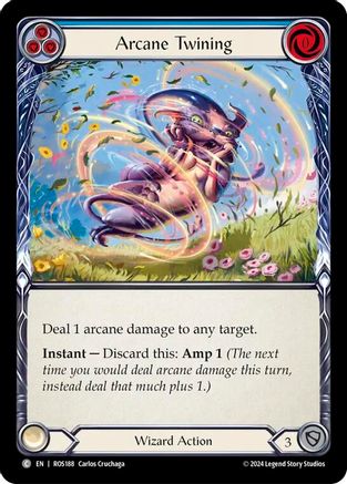 Arcane Twining (Blue) [ROS188] (Rosetta)  Rainbow Foil-1