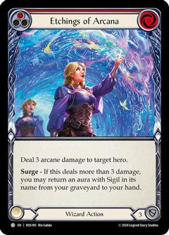 Etchings of Arcana (Red) [ROS189] (Rosetta)  Rainbow Foil-1