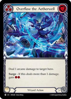 Overflow the Aetherwell (Blue) [ROS200] (Rosetta)  Rainbow Foil-1