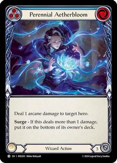 Perennial Aetherbloom (Blue) [ROS203] (Rosetta)  Rainbow Foil-1