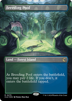 Breeding Pool (Borderless) [Ravnica: Clue Edition]-1