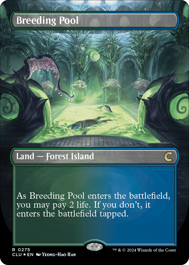Breeding Pool (Borderless) [Ravnica: Clue Edition]-1