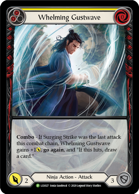 Whelming Gustwave (Yellow) [LGS027] (Promo)  Rainbow Foil-1