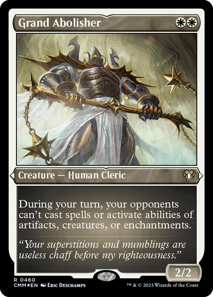 Grand Abolisher (CMM-460) - Commander Masters Etched Foil-1