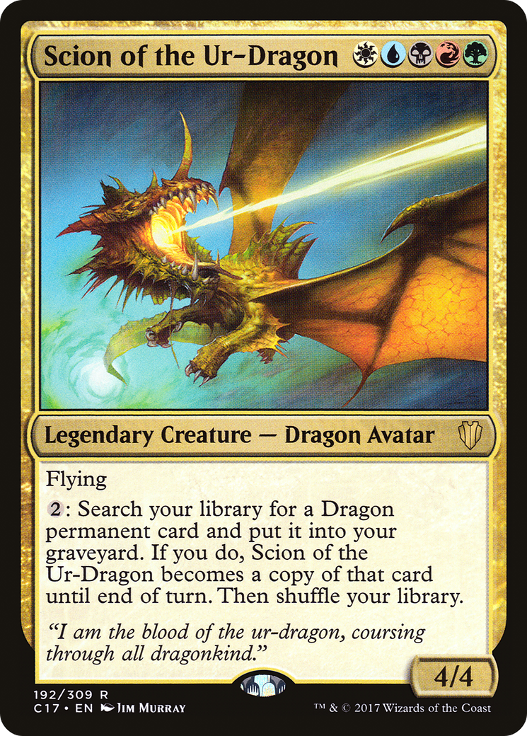 Scion of the Ur-Dragon [Commander 2017]-1