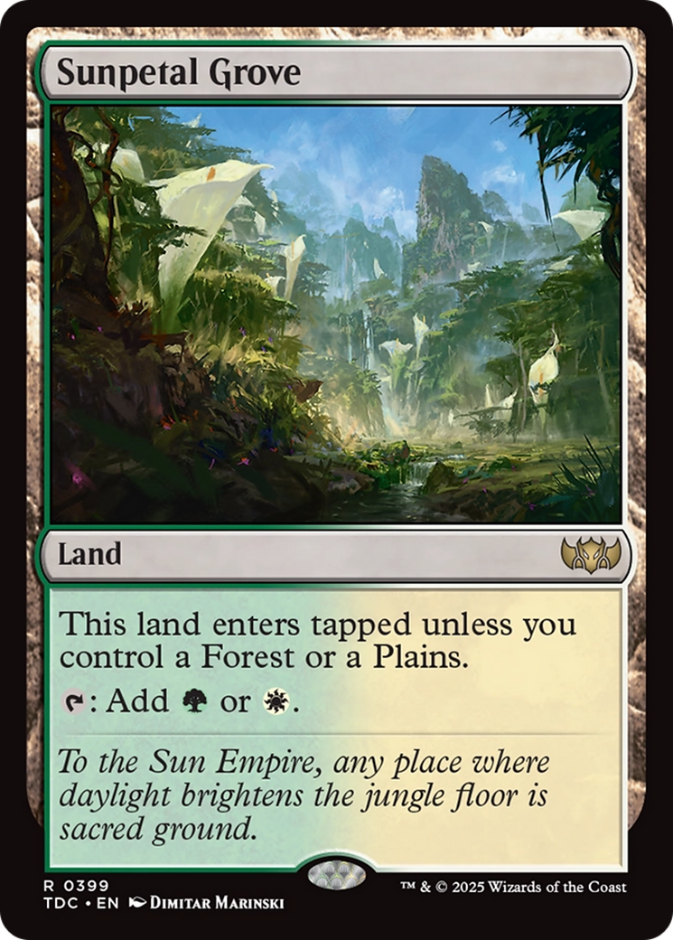 Sunpetal Grove [Tarkir: Dragonstorm Commander]-1