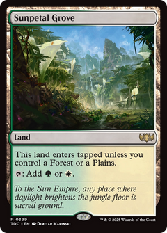 Sunpetal Grove [Tarkir: Dragonstorm Commander]-1