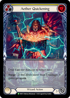 Aether Quickening (Yellow) [FAB113] (Promo)  Rainbow Foil-1