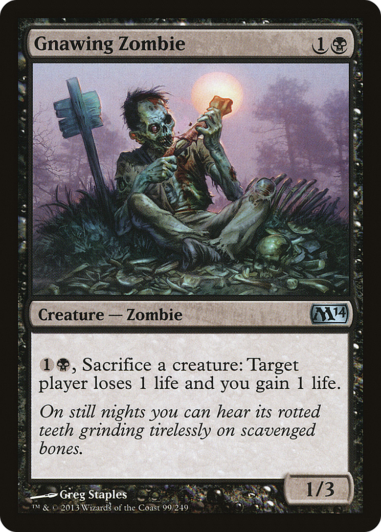 Gnawing Zombie [Magic 2014]-1