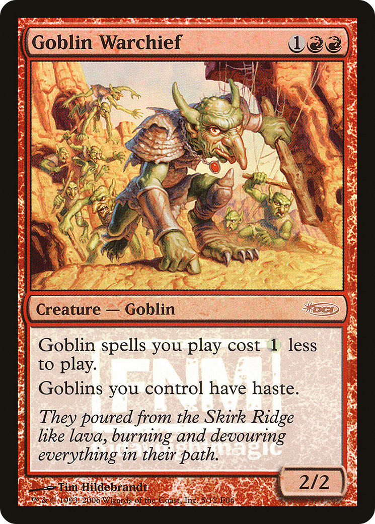 Goblin Warchief [Friday Night Magic 2006]-1