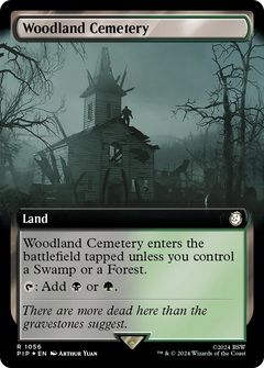 Woodland Cemetery (Extended Art) (Surge Foil) (PIP-1056) - Fallout: (Extended Art) Foil-1
