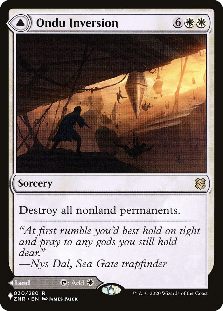 Ondu Inversion // Ondu Skyruins [Secret Lair: From Cute to Brute]-1