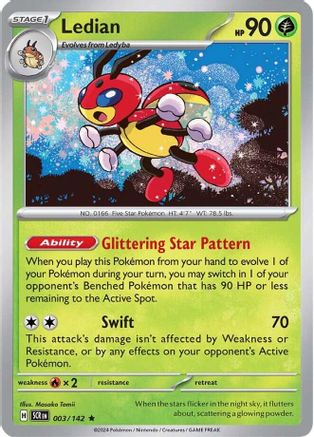 Ledian (003/142) [Scarlet & Violet: Stellar Crown]-1