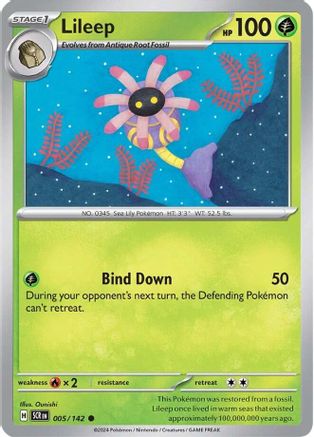 Lileep (005/142) [Scarlet & Violet: Stellar Crown]-1