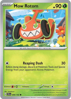 Mow Rotom (008/142) [Scarlet & Violet: Stellar Crown]-1