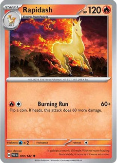 Rapidash (020/142) [Scarlet & Violet: Stellar Crown]-1