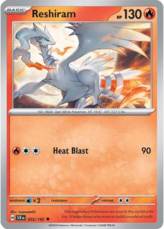 Reshiram (022/142) [Scarlet & Violet: Stellar Crown]-1