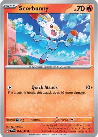 Scorbunny (026/142) [Scarlet & Violet: Stellar Crown]-1