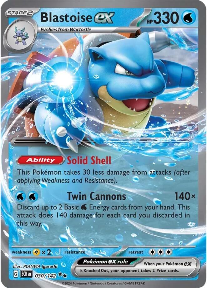 Blastoise ex (030/142) [Scarlet & Violet: Stellar Crown]-1